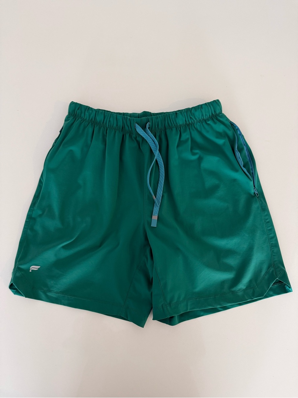 Fabletics Men’s The One Short 7” Green Athletic Swim/Workout Shorts